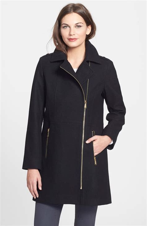 michael kors asymmetrical walker coat blog|Wool Blend Asymmetric Coat .